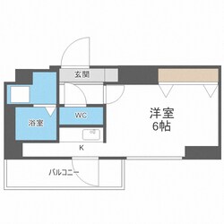 スプランディッド難波元町DUEの物件間取画像